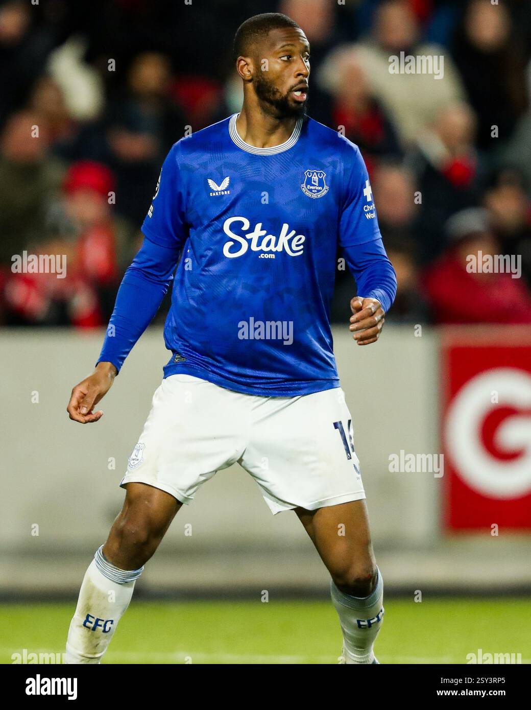 Londres, Royaume-Uni. 26 février 2025. Beto of Everton en action lors du match de premier League Brentford vs Everton au Gtech Community Stadium, Londres, Royaume-Uni, 26 février 2025 (photo par Izzy Poles/News images) à Londres, Royaume-Uni le 26/02/2025. (Photo par Izzy Poles/News images/SIPA USA) crédit : SIPA USA/Alamy Live News Banque D'Images