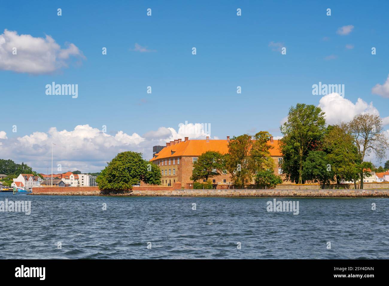 Musée du château de Sønderborg d'Alssund à Sønderborg, île ALS, Jutland, Danemark du Sud Banque D'Images