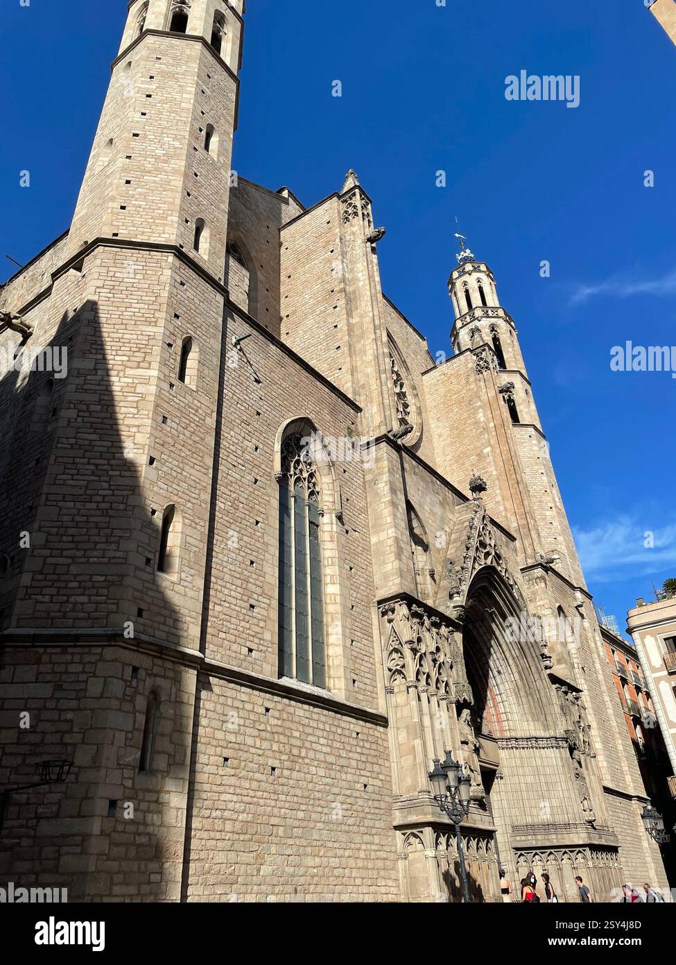 Santa Maria del Mar en été - Image de stock capturée avec un smartphone