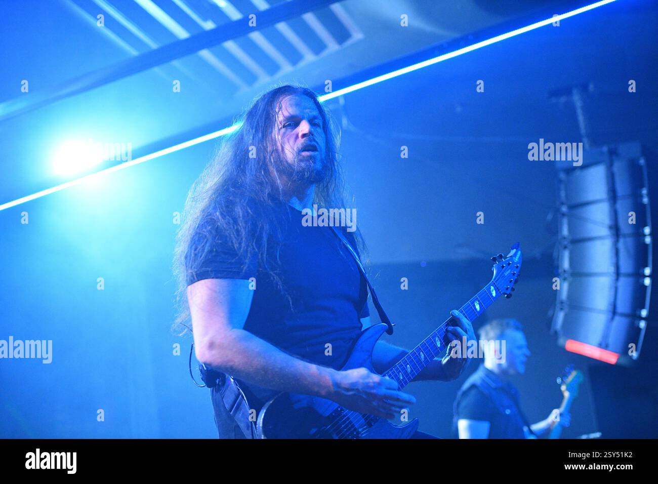 Dark Tranquillity, groupe de death metal mélodique suédois de Gothenburg, concert live, Melbourne, Australie. Banque D'Images