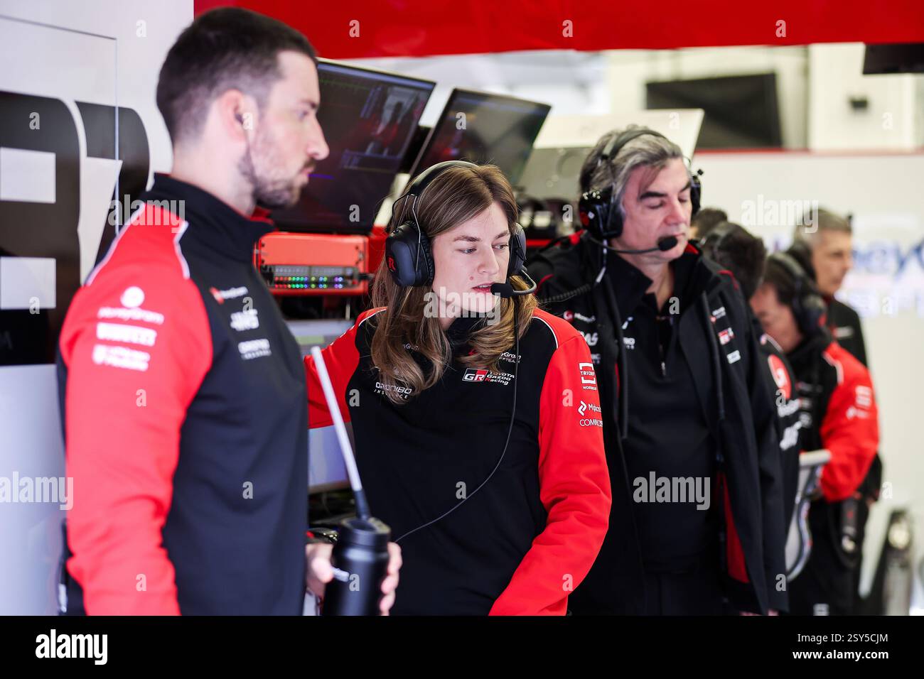 MUELLER Laura, ingénieur de course de l'écurie Haas F1 Team lors des essais de pré-saison de formule 1 Aramco 2025 du Championnat du monde de formule 1 FIA 2025 du 26 au 28 février 2025 sur le circuit international de Bahreïn, à Sakhir, Bahreïn Banque D'Images