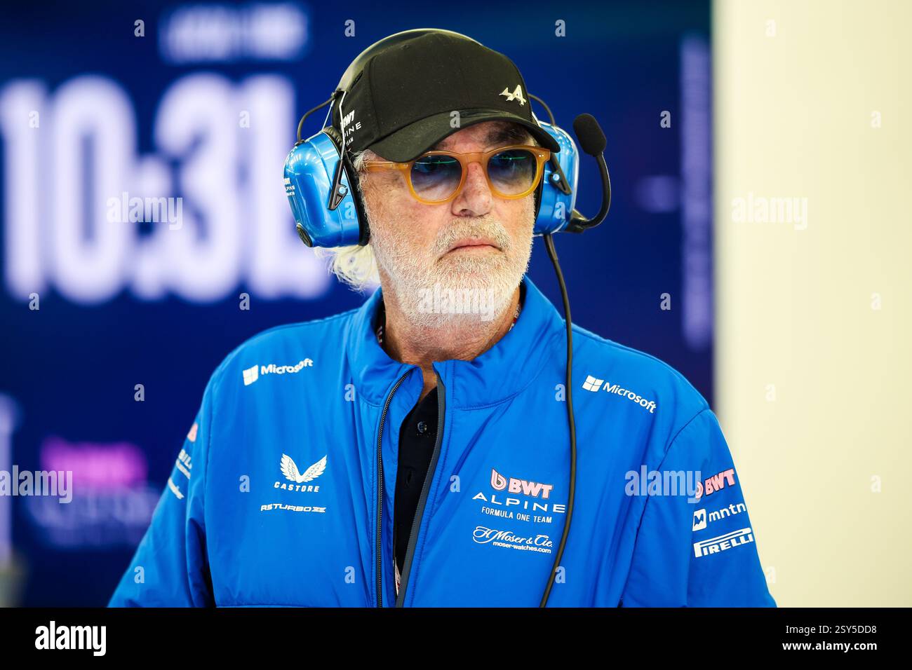 BRIATORE Flavio (ita), Alpine F1 Team, portrait lors des essais de pré-saison de formule 1 Aramco 2025 du Championnat du monde FIA de formule 1 2025 du 26 au 28 février 2025 sur le circuit international de Bahreïn, à Sakhir, Bahreïn Banque D'Images