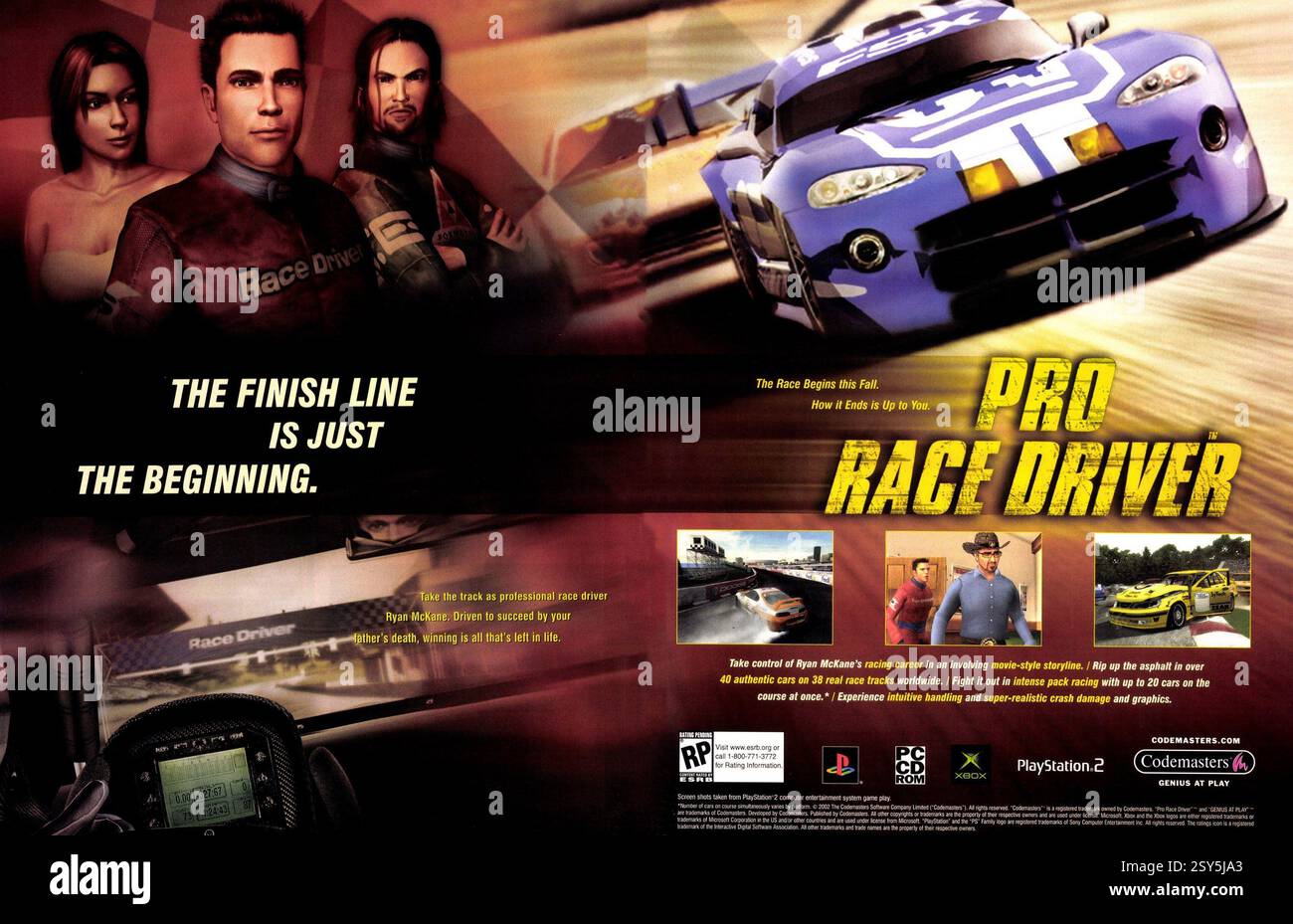 2002 Pro Race Driver (DTM Race Driver en Allemagne, Toca Race Driver au ...