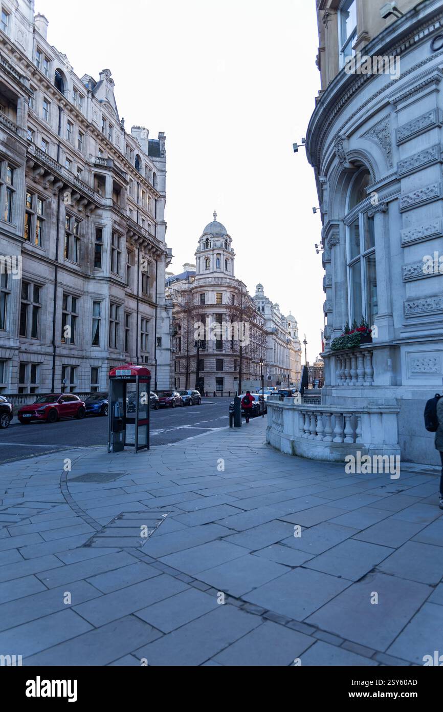 Londres, Royaume-Uni 15 janvier 2023. Lombard St & King William St, ville de Londres Banque D'Images