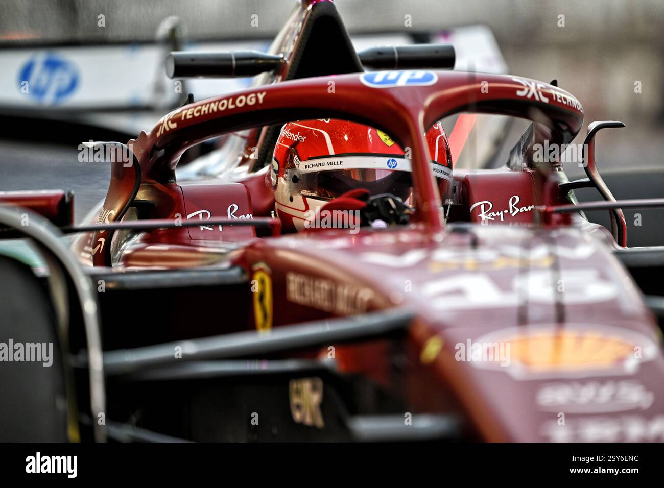Sakhir, Bahreïn. 27 février 2025. Charles Leclerc (mon) Ferrari SF-25. 27.02.2025. Essais de formule 1, Sakhir, Bahreïn, deuxième jour. Crédit : James Moy/Alamy Live News Banque D'Images