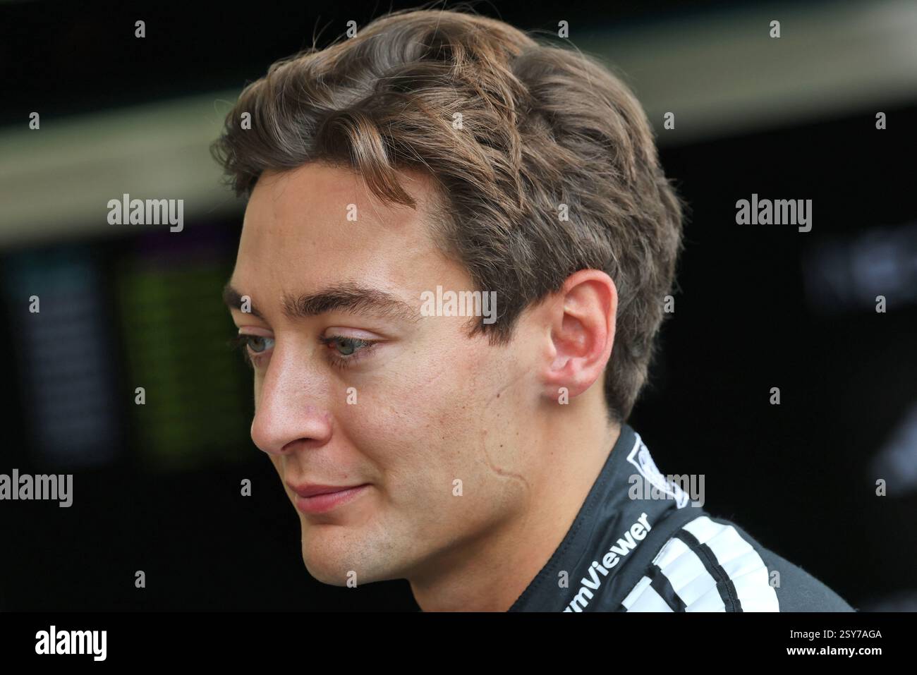 Sakhir, Bahreïn. 27 février 2025. George Russell (GBR) Mercedes AMG F1. 27.02.2025. Essais de formule 1, Sakhir, Bahreïn, deuxième jour. Crédit : James Moy/Alamy Live News Banque D'Images