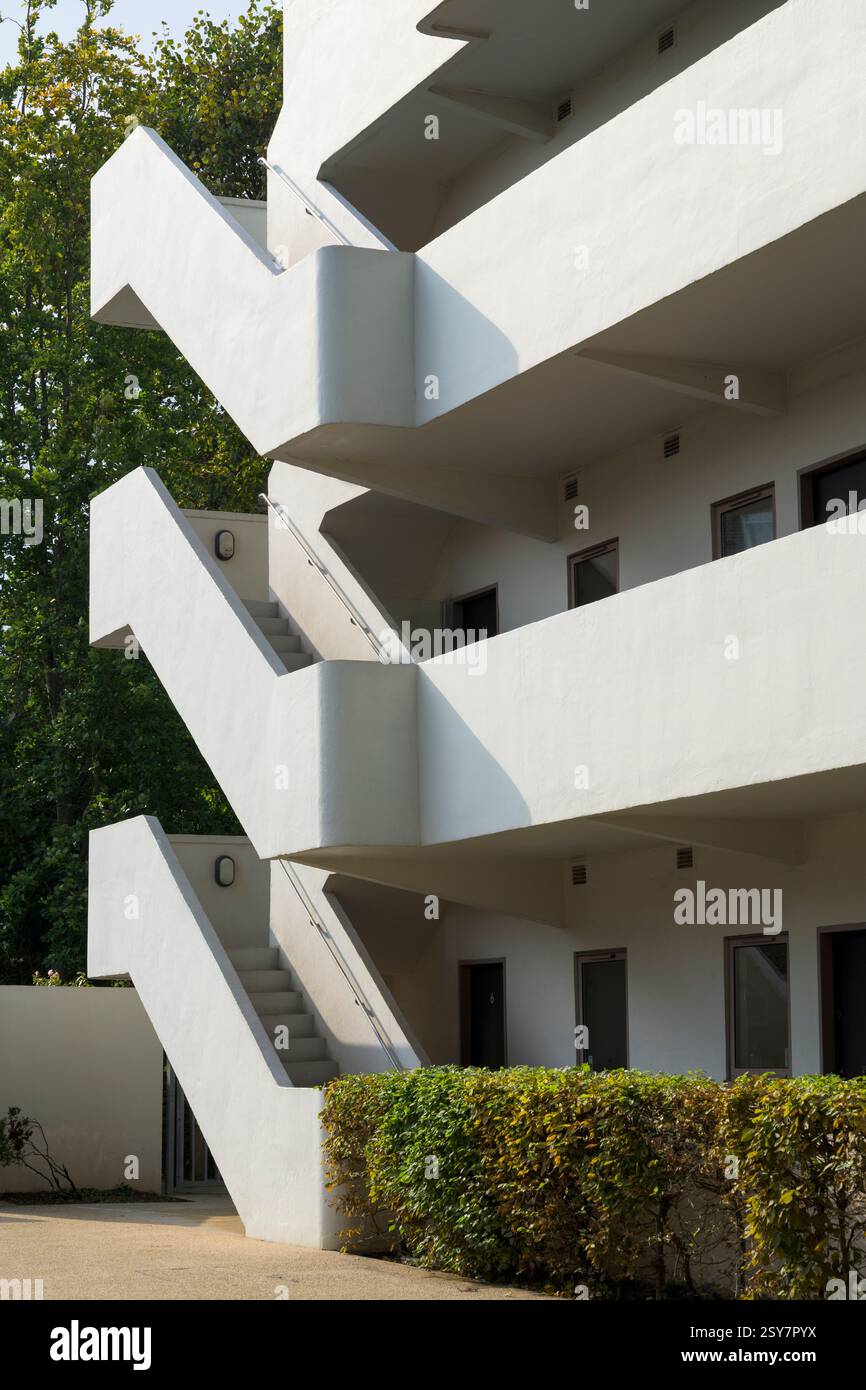 Le bâtiment Isokon à Camden, Londres, Royaume-Uni Banque D'Images