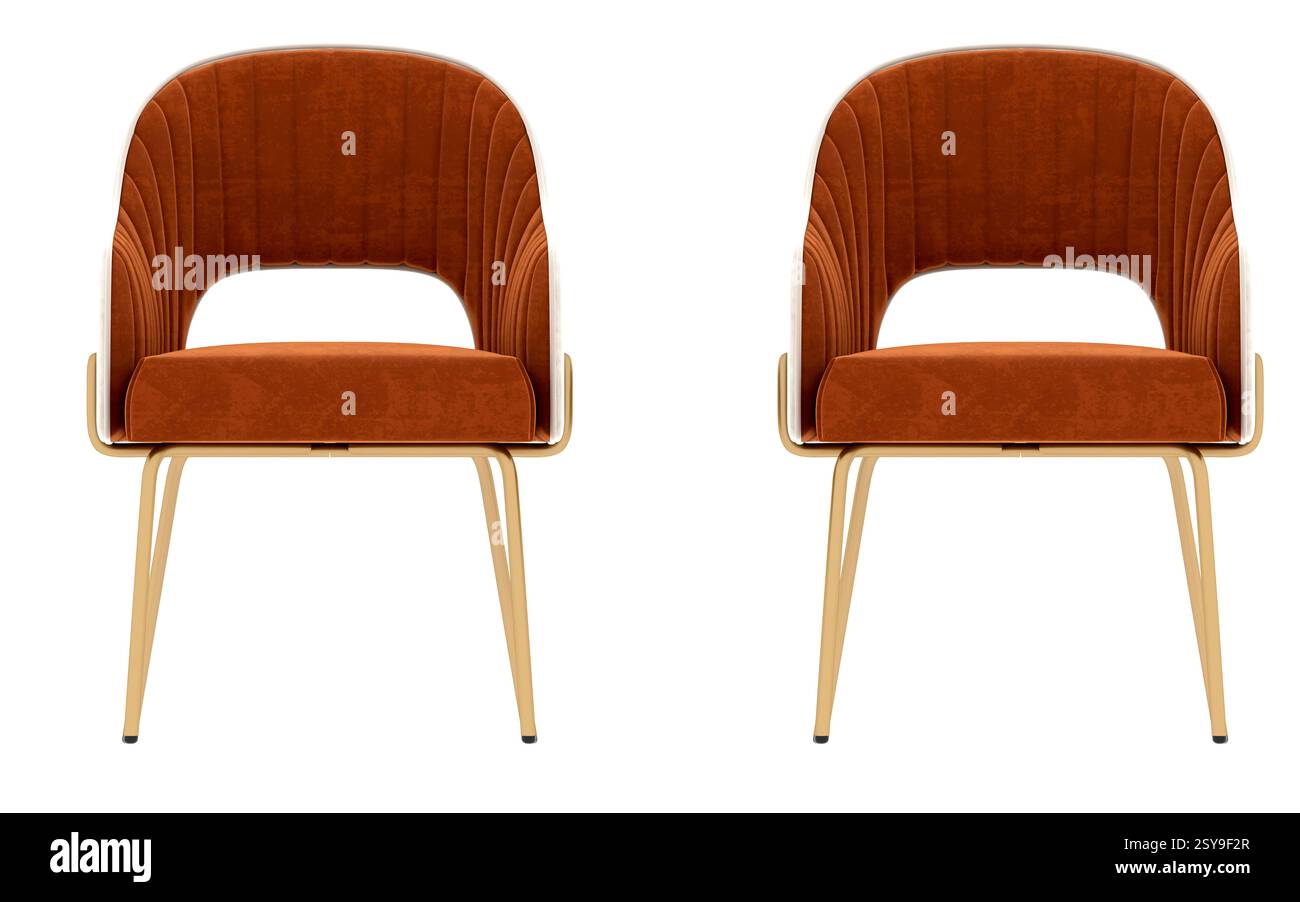 RENDU 3D DE CHAISE MODERNE Banque D'Images