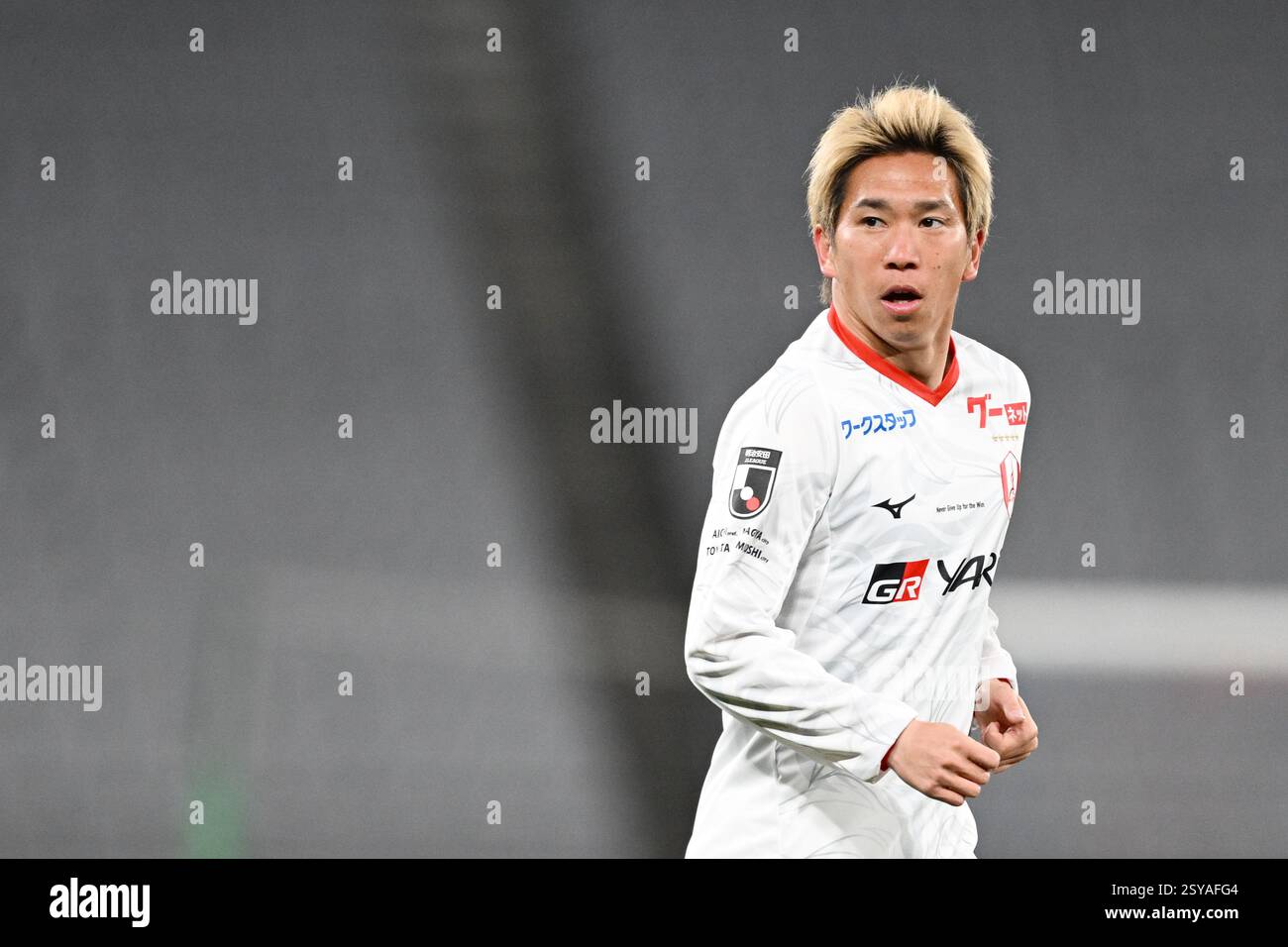 Stade Ajinomoto, Tokyo, Japon. 26 février 2025. Yuya Asano (Grampus), 26 FÉVRIER 2025 - Football/Football : match de Ligue J1 2025 entre le FC Tokyo 3-1 Nagoya Grampus au stade Ajinomoto, Tokyo, Japon. Crédit : MATSUO. K/AFLO SPORT/Alamy Live News Banque D'Images