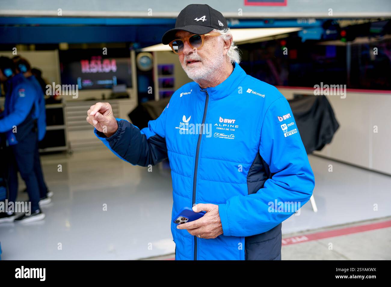 BRIATORE Flavio (ita), Alpine F1 Team, portrait lors des essais de pré-saison de formule 1 Aramco 2025 du Championnat du monde FIA de formule 1 2025 du 26 au 28 février 2025 sur le circuit international de Bahreïn, à Sakhir, Bahreïn Banque D'Images