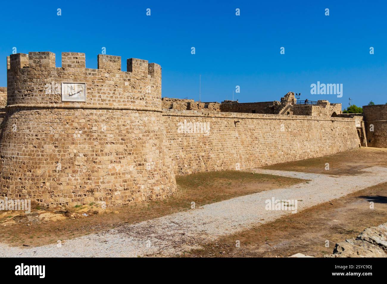 Tour Othello, château, Famagouste, Ammochostos, Gazimagusta, République turque de Chypre-Nord. Chypre du Nord Banque D'Images