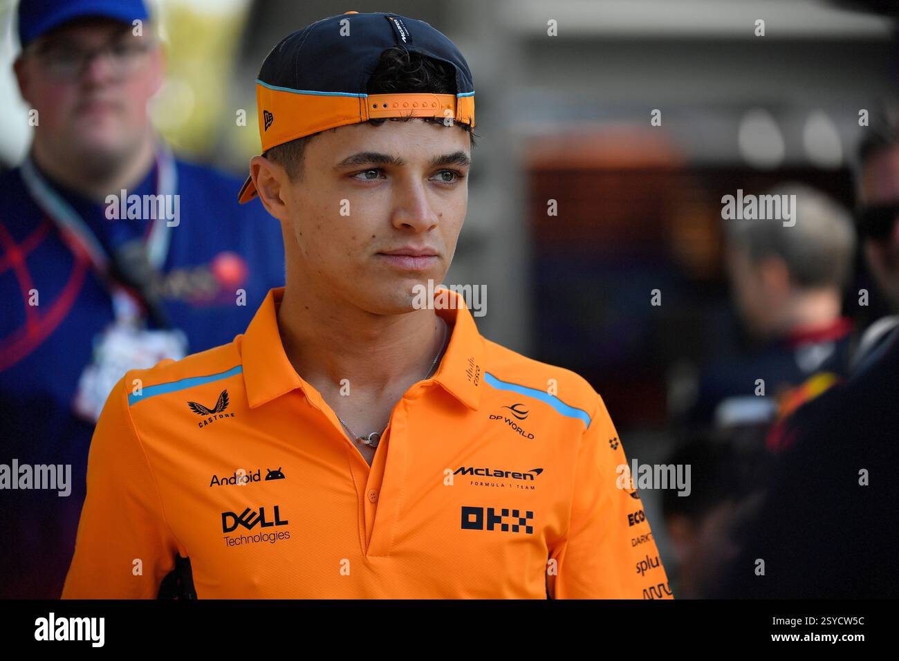 Lando Norris, pilote de formule 1 McLaren, lors de la manche australienne du Championnat du monde de formule 1 2024. Banque D'Images