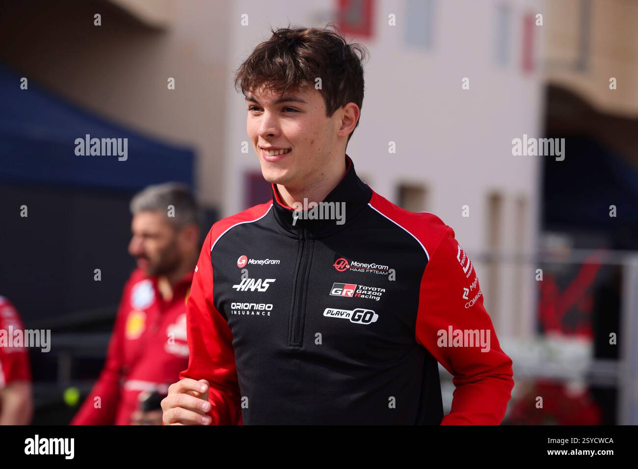 Oliver Bearman (MoneyGram Haas F1 Team, #87), BAH, Bahrain Preseason Testing, Formel 1 Weltmeisterschaft, 28.02.2025 Foto : Eibner-Pressefoto/Annika Graf Banque D'Images