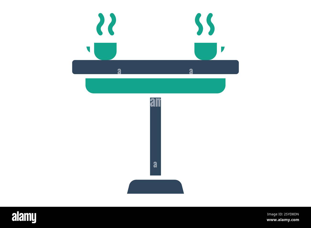 Icône de table basse. style d'icône unie. icône liée au mobilier. illustration vectorielle d'éléments de mobilier Illustration de Vecteur