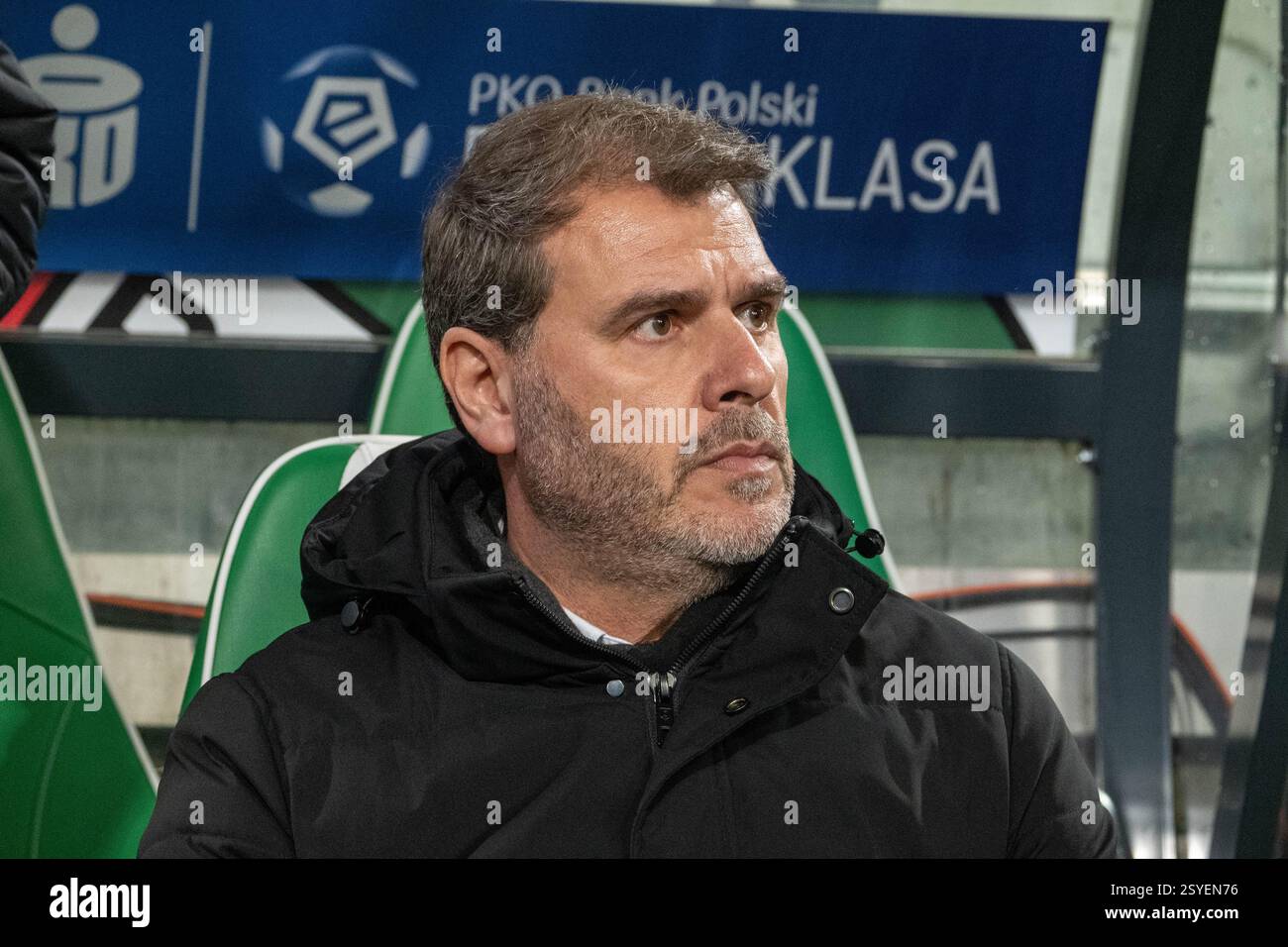Radomiak Radom entraîneur Joao Henriques lors du match PKO BP EKSTRAKLASA. Radomiak Radom vs Widzew Łódź, Stadion im. Braci Czachorów, Struga 63, Radom, Pologne. 28.02.2024 crédit : Mateusz Piotrowski/Alamy Live News Banque D'Images
