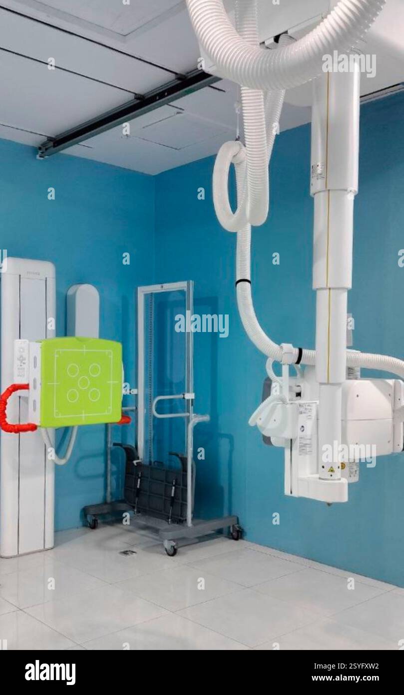 Appareil à rayons X dans un hôpital. Banque D'Images