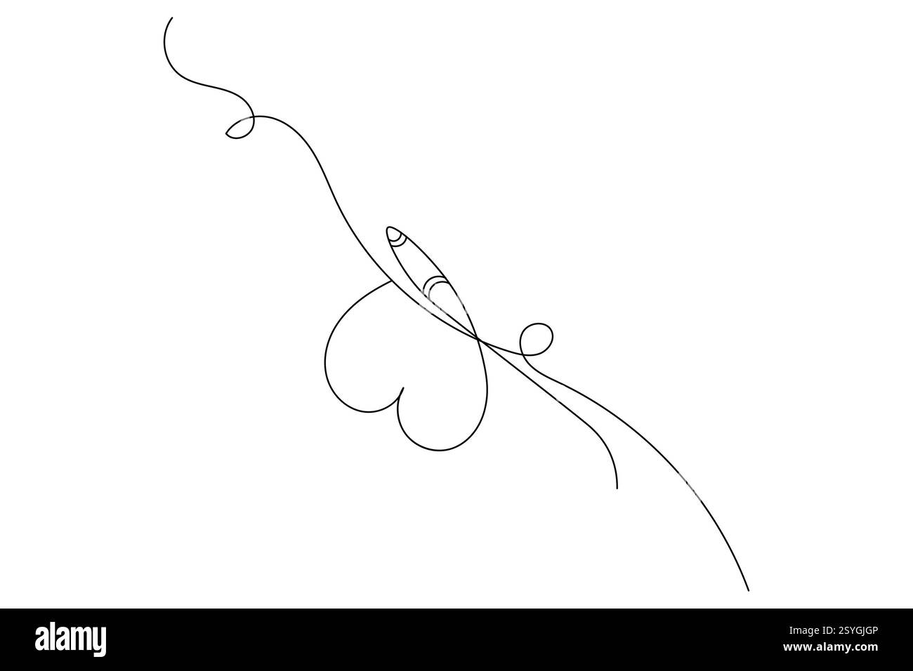 Butterfly dessin d'art continu d'une ligne avec des papillons monarques de couleur isolés sur le fond blanc Illustration de Vecteur