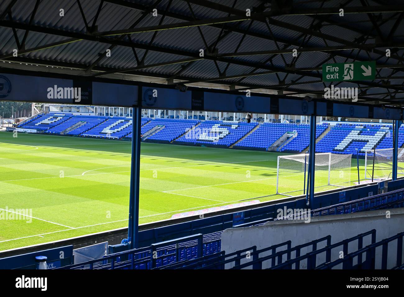 Peterborough le samedi 1er mars 2025. Vue générale à l'intérieur du stade pendant le match de Sky Bet League 1 entre Peterborough et Shrewsbury Town à London Road, Peterborough le samedi 1er mars 2025. (Photo : Kevin Hodgson | mi News) crédit : MI News & Sport /Alamy Live News Banque D'Images