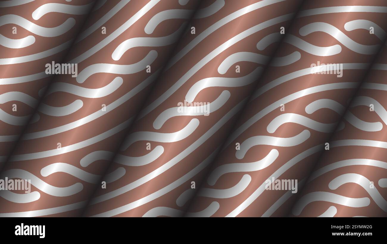 Un fond abstrait moderne avec un motif métallique tissé et une sensation industrielle texturée. Parfait pour créer des designs accrocheurs Illustration de Vecteur