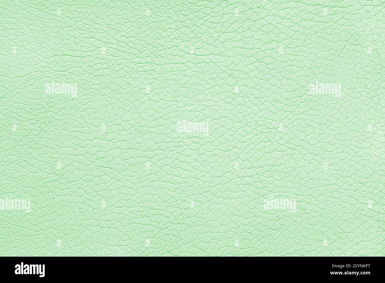 Texture de cuir véritable ou similicuir synthétique artificiel couleur vert pastel. Structure de peau gros plan, macro, arrière-plan, fond d'écran, toile de fond avec Banque D'Images