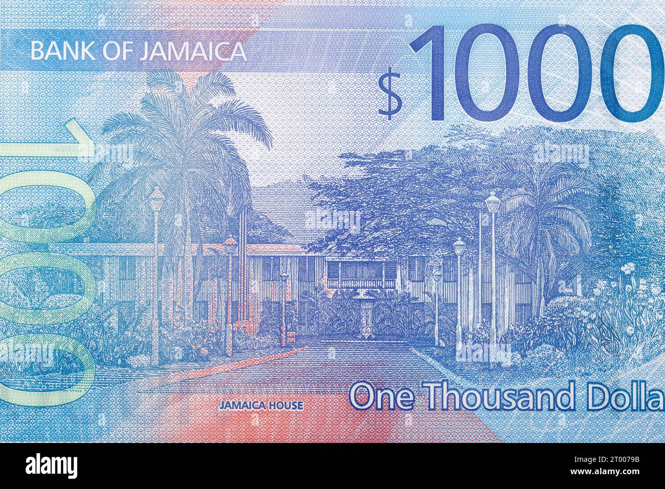 Jamaica House from Money - dollars jamaïcains Banque D'Images