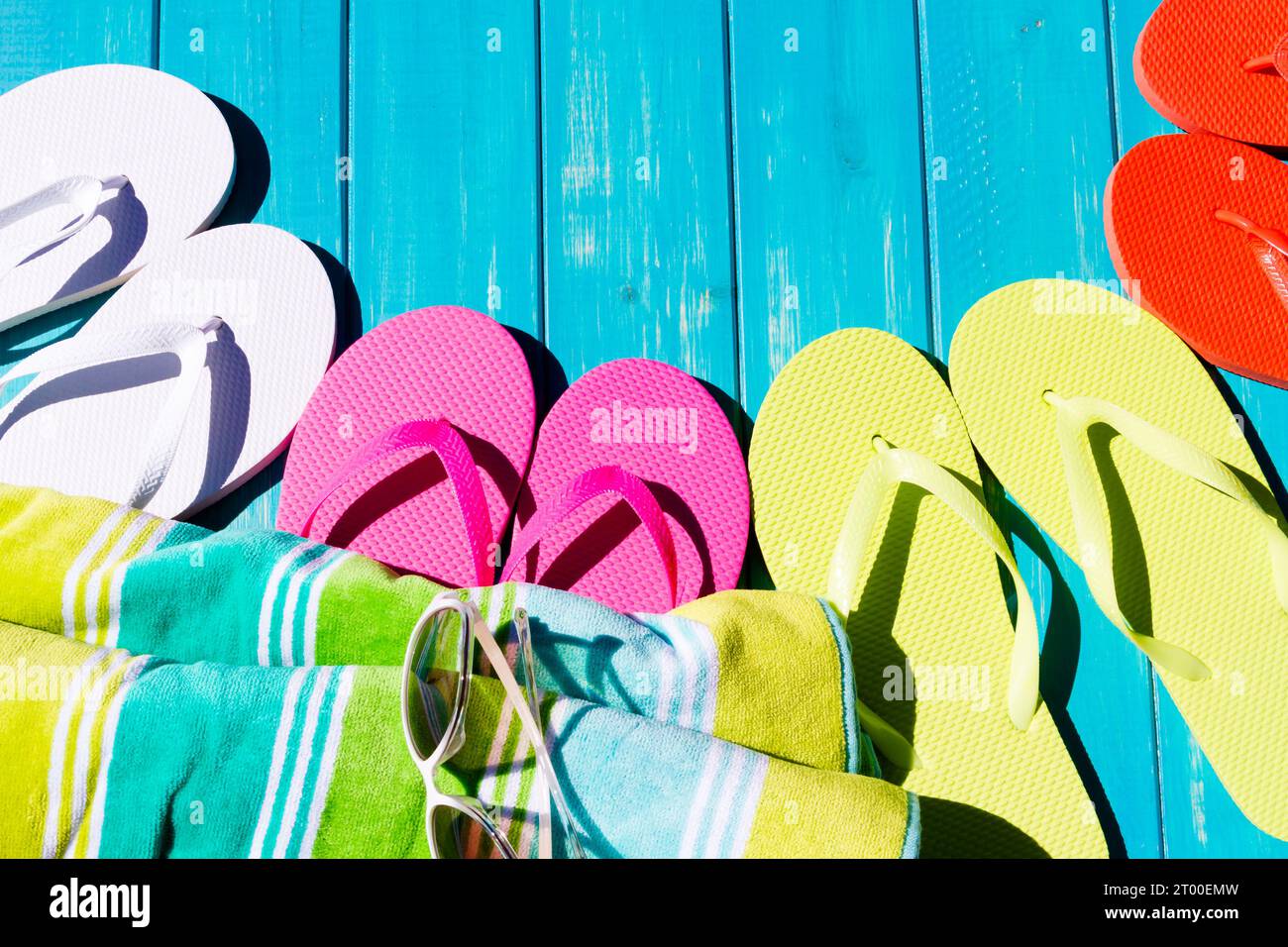 Tongs Banque D'Images