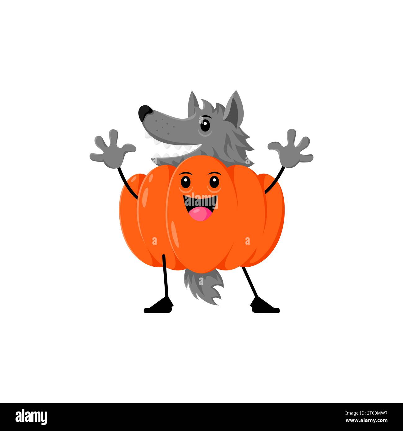 Puzzle Avec Personnage De Loup Garou De Dessin Animé à Halloween