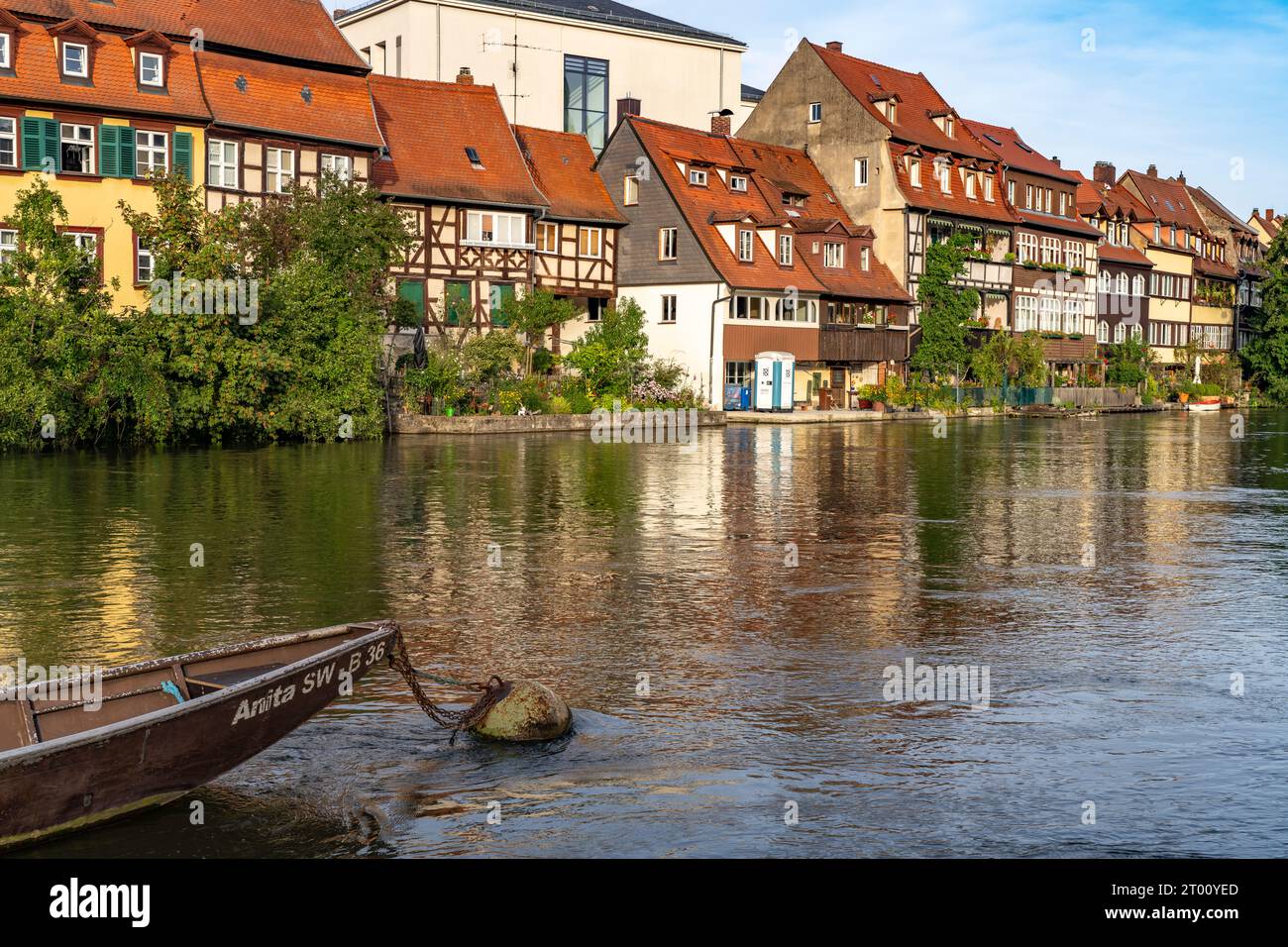 Klein-Venedig, ehemalige Fischer- und Schifferhäuser an der Regnitz, Altstadt von Bamberg, Oberfranken, Bayern, Deutschland Europe | Klein-Venedig ( Banque D'Images