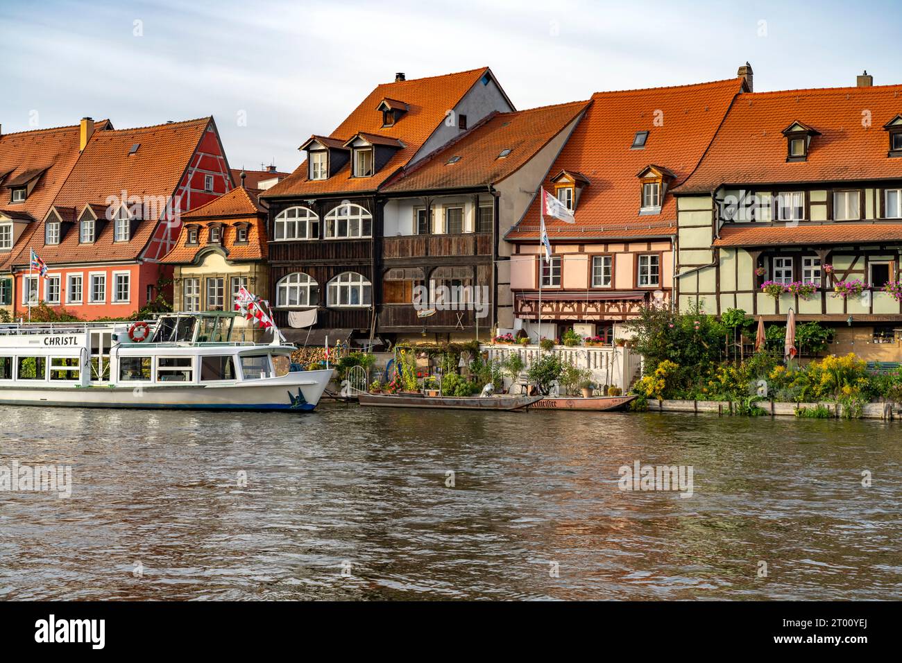 Klein-Venedig, ehemalige Fischer- und Schifferhäuser an der Regnitz, Altstadt von Bamberg, Oberfranken, Bayern, Deutschland Europe | Klein-Venedig ( Banque D'Images