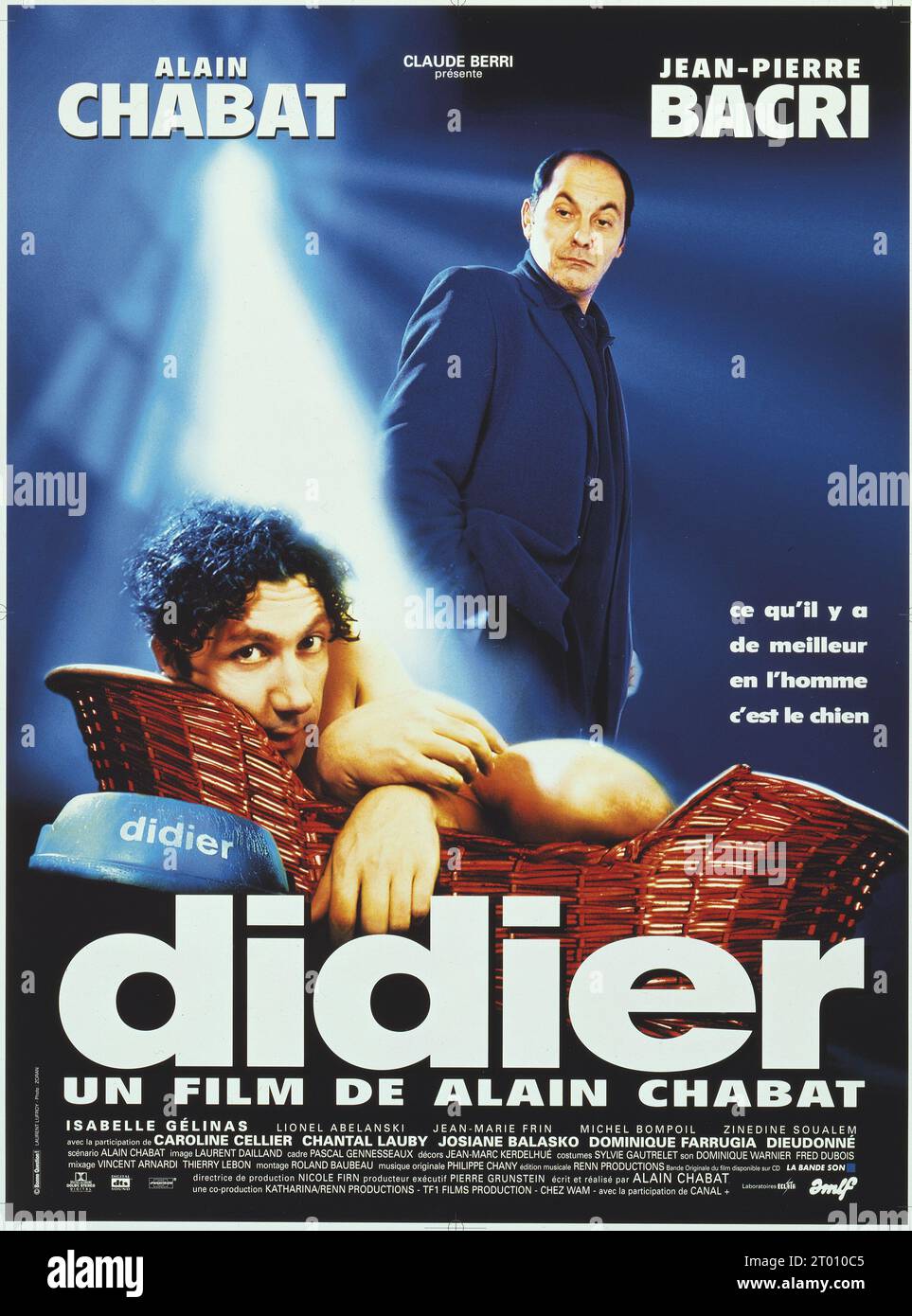 Didier année : 1997 France / Belgique / Suisse réalisateur : Alain Chabat Alain Chabat, Jean-Pierre Bacri affiche française Banque D'Images