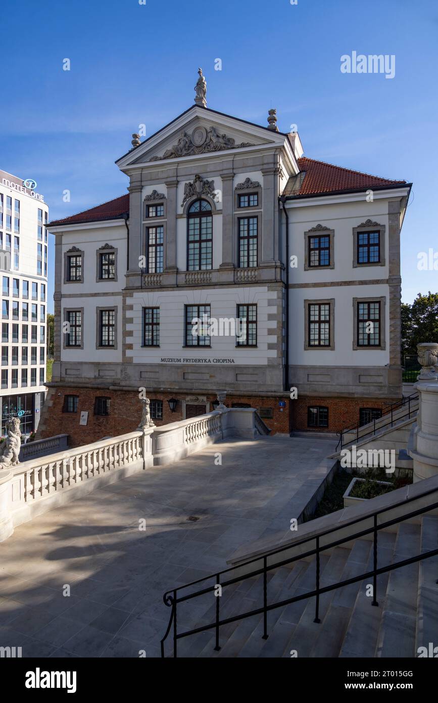 Musée Fryderyk Chopin, Palais Ostrogski, Varsovie, Pologne Banque D'Images