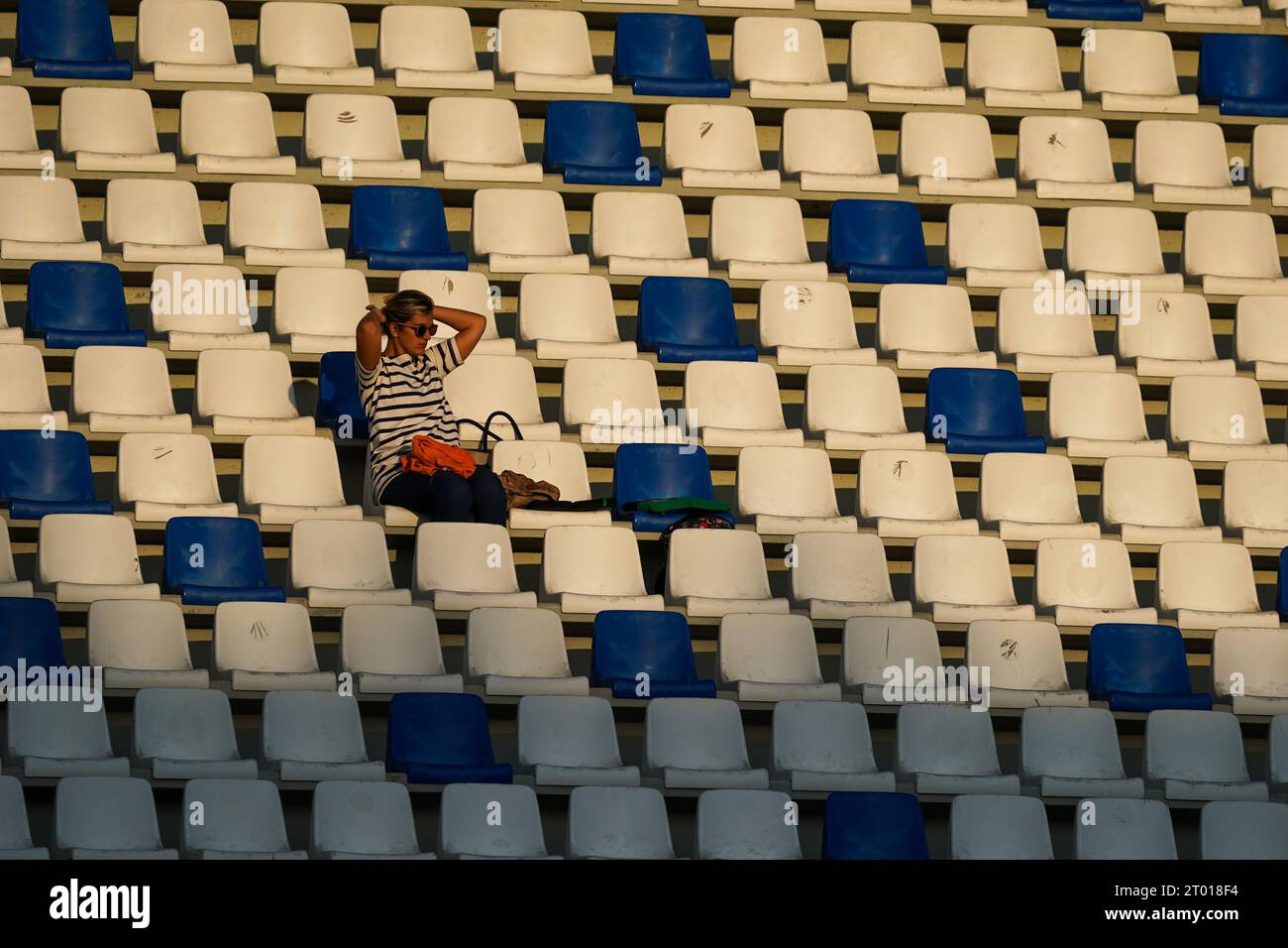 Reggio Emilia, Italie. 2 octobre 2023. Sièges, lors de l'US Sassuolo Calcio vs AC Monza, Serie A, au Mapei Stadium. Crédit : Alessio Morgese/Alessio Morgese / Emage / Alamy Live News Banque D'Images
