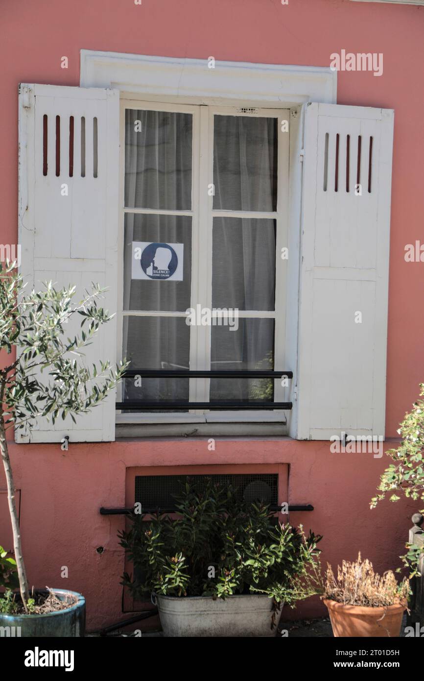 RUE CREMIEUX , UNE OBSESSION DES RÉSEAUX SOCIAUX À PARIS Banque D'Images