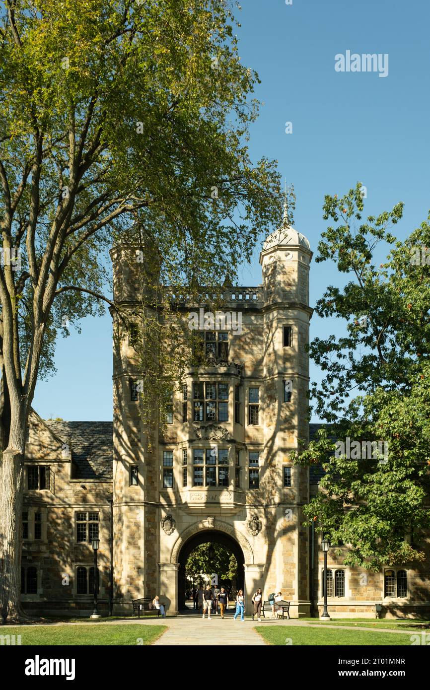 Le Lawyers Club dans le Quad de droit de l'Université du Michigan Banque D'Images