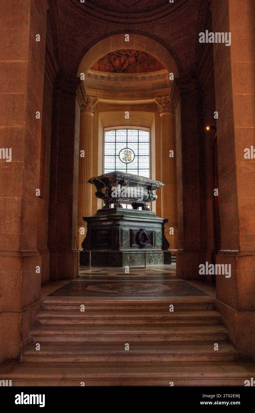 Tombe de Joseph Bonaparte aux Invalides Banque D'Images