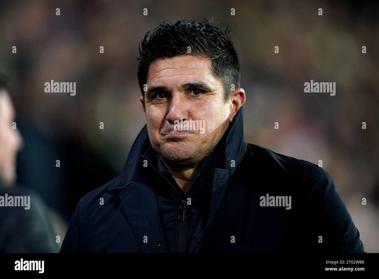 Sheffield Wednesday Manager Xisco Munoz avant le match du championnat Sky Bet aux Hawthorns, West Bromwich. Date de la photo : mardi 3 octobre 2023. Banque D'Images