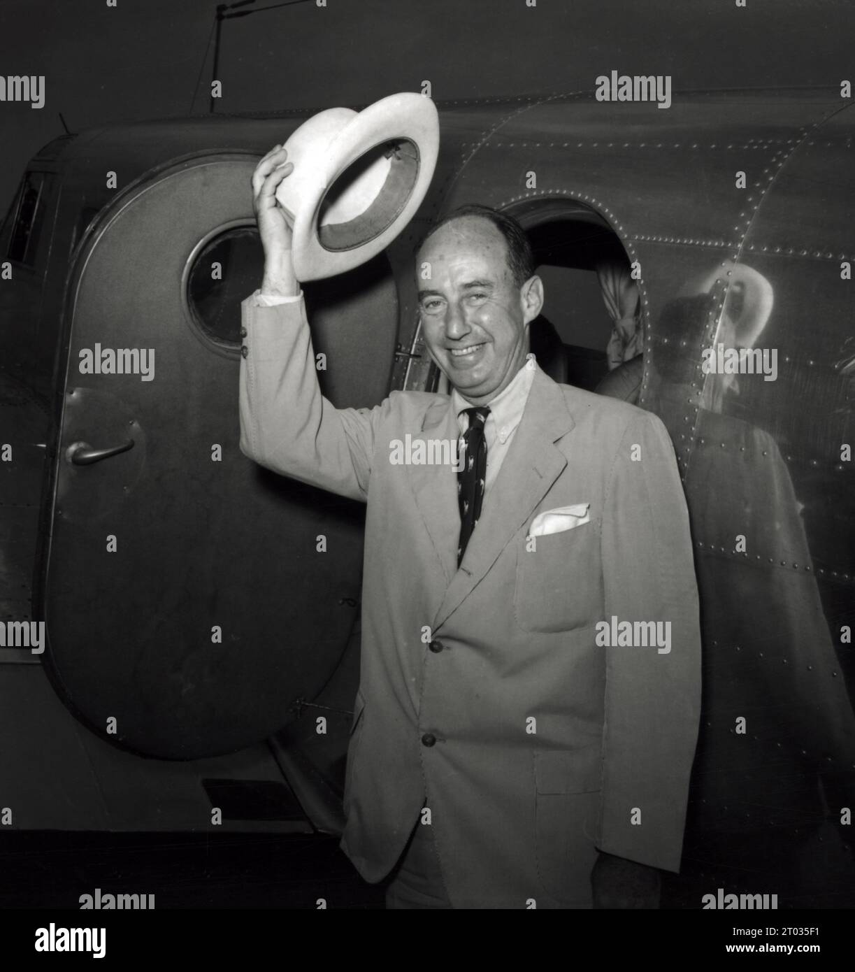 Candidat à la présidence Adlai Stevenson à la Convention nationale démocrate, 1952 Banque D'Images