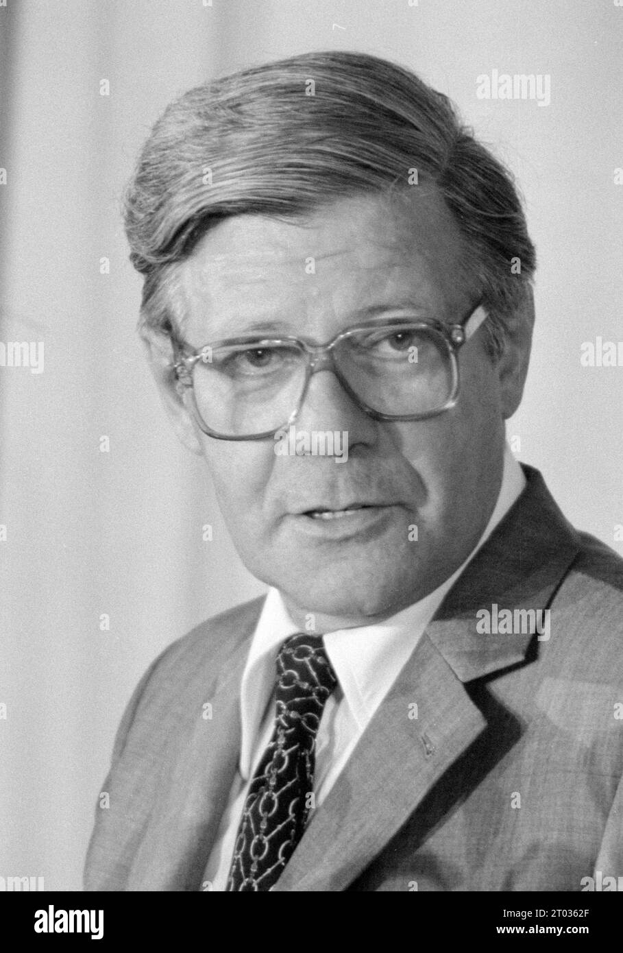 Helmut Schmidt, Helmut Heinrich Waldemar Schmidt (1918 – 2015) politicien allemand Banque D'Images