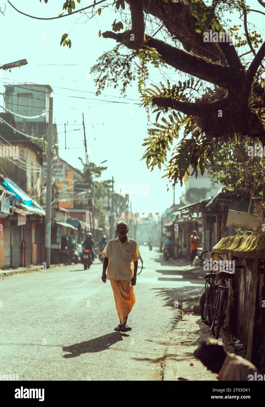 Photographie de rue à Mattanchery Kerala Inde Banque D'Images