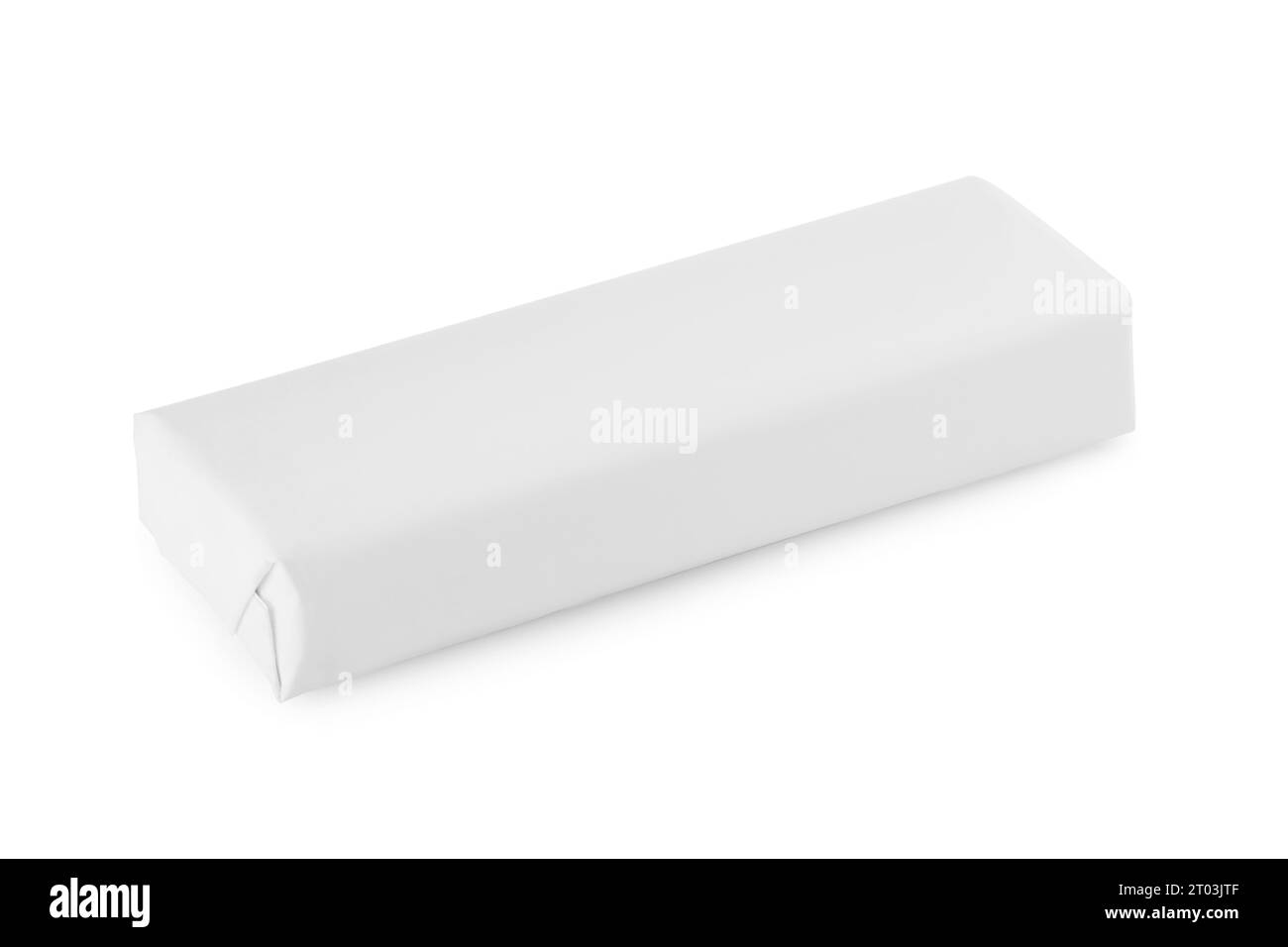 Paquet de chewing-gums isolé sur blanc Banque D'Images
