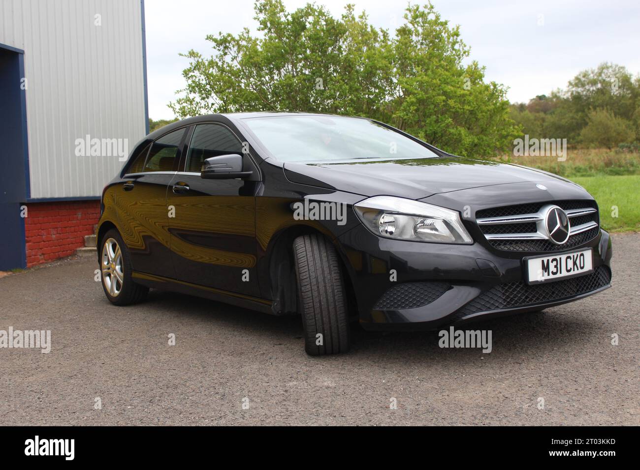 Mercedes classe A Side Shot Banque D'Images