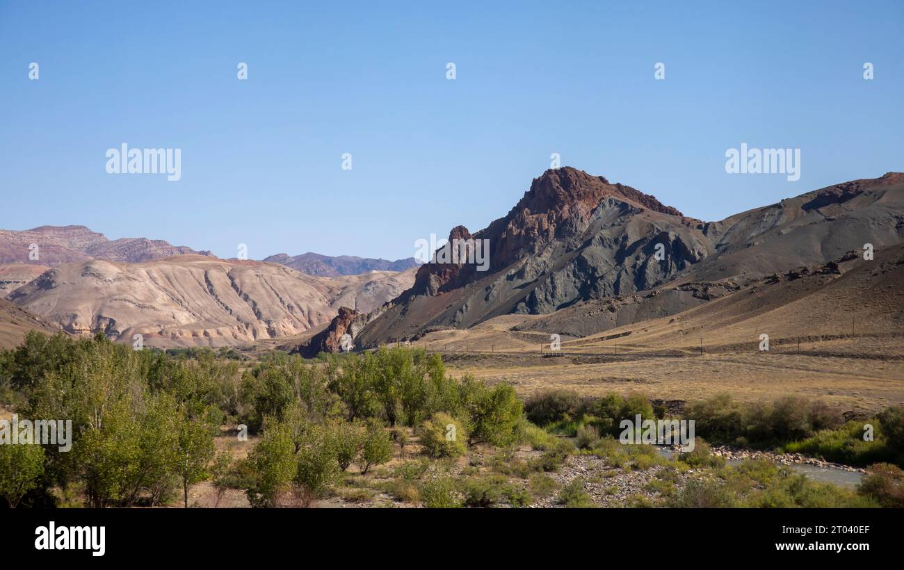 Paysage de montagne et nature d'automne, concept de saison Banque D'Images