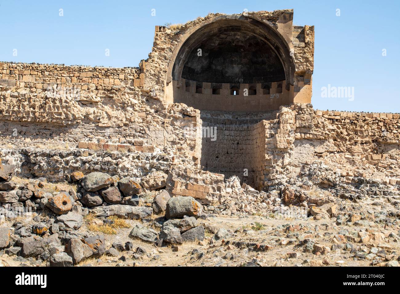 Ruines ANI de la ville antique de Kars, Turquie Banque D'Images