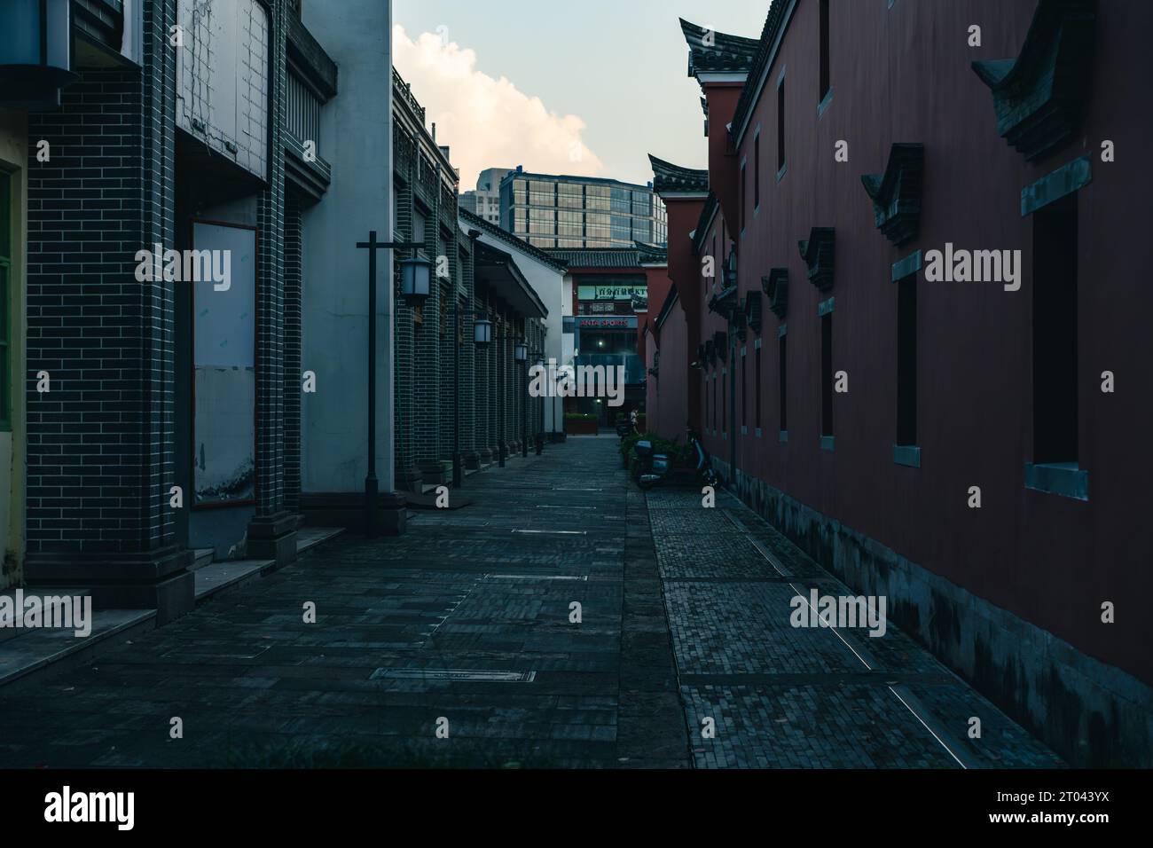 Dieu de la ville Temple de Ningbo Banque D'Images