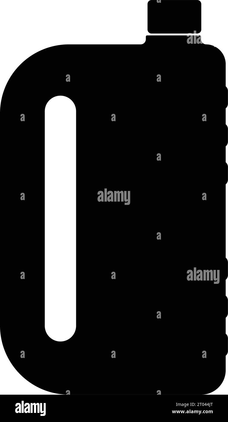 conception d'illustration vectorielle d'icône de bouteille d'huile de moteur Illustration de Vecteur