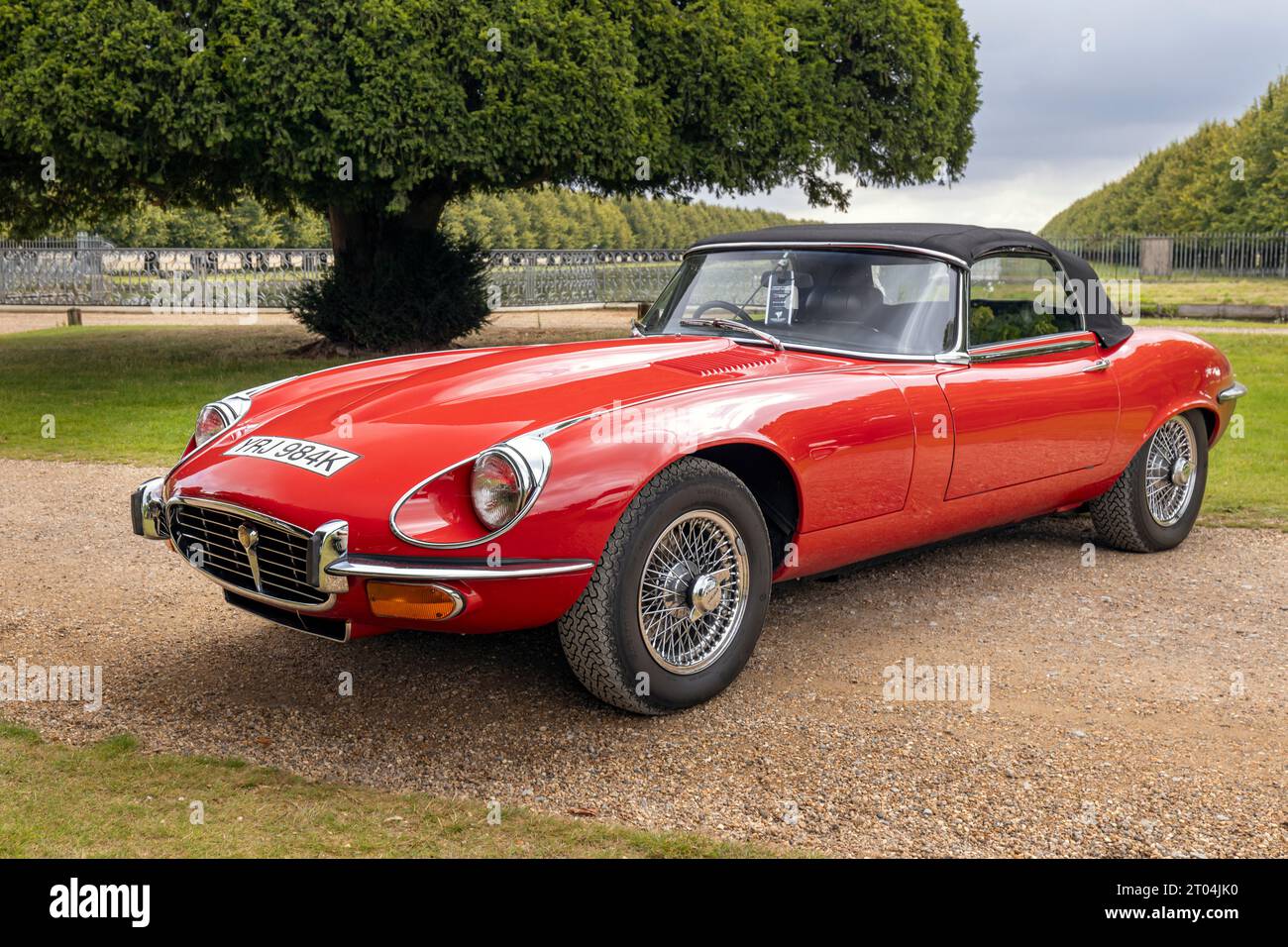 1971 Jaguar E-type, Concours of Elegance 2023, Hampton court Palace, Londres, Royaume-Uni Banque D'Images