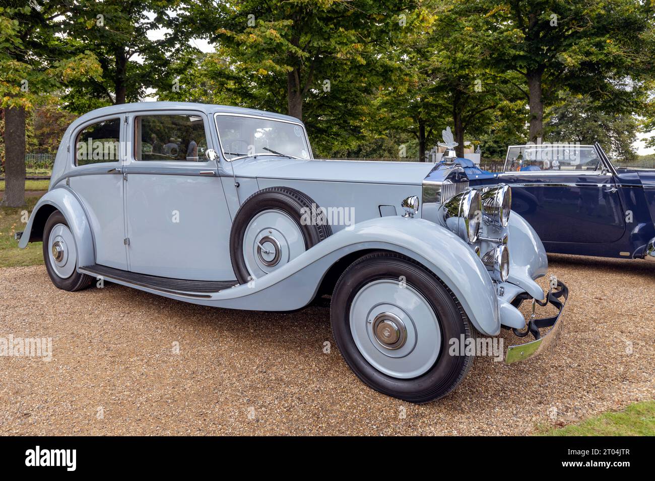 Rolls-Royce 25/30 Sports Saloon 1937 (1936-38) moteur 4257cc S6 OHV, Concours of Elegance 2023, Hampton court Palace, Londres, Royaume-Uni Banque D'Images