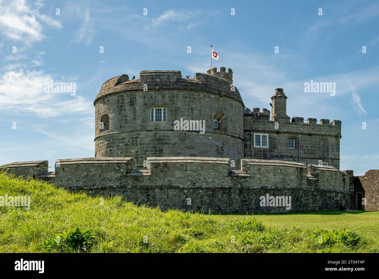 Château de Pendennis, Falmouth, Cornouailles, Angleterre Banque D'Images