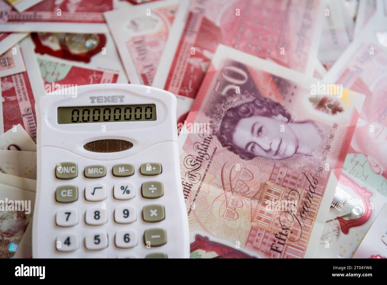 Livre sterling billets Banque D'Images