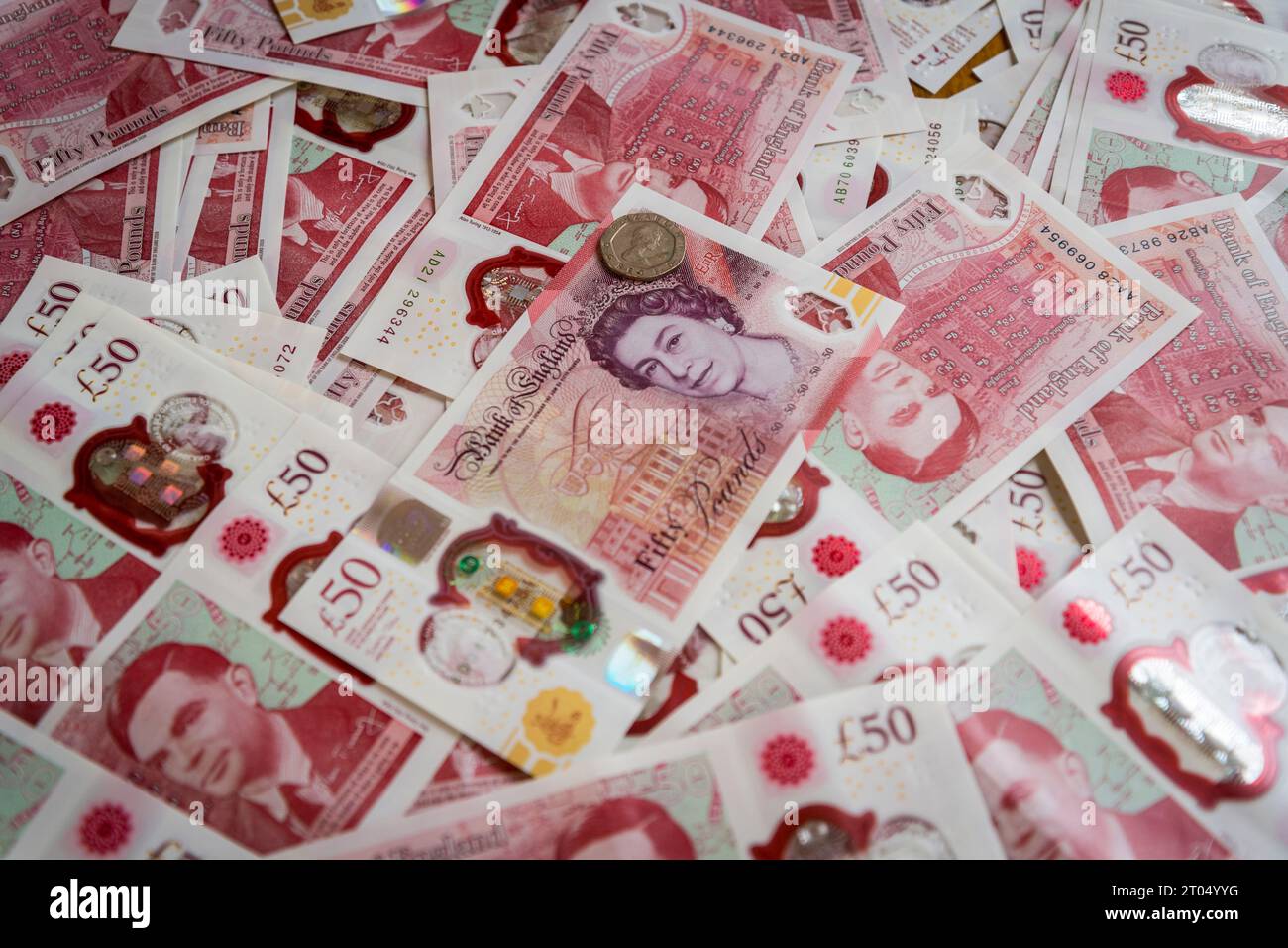Livre sterling billets Banque D'Images